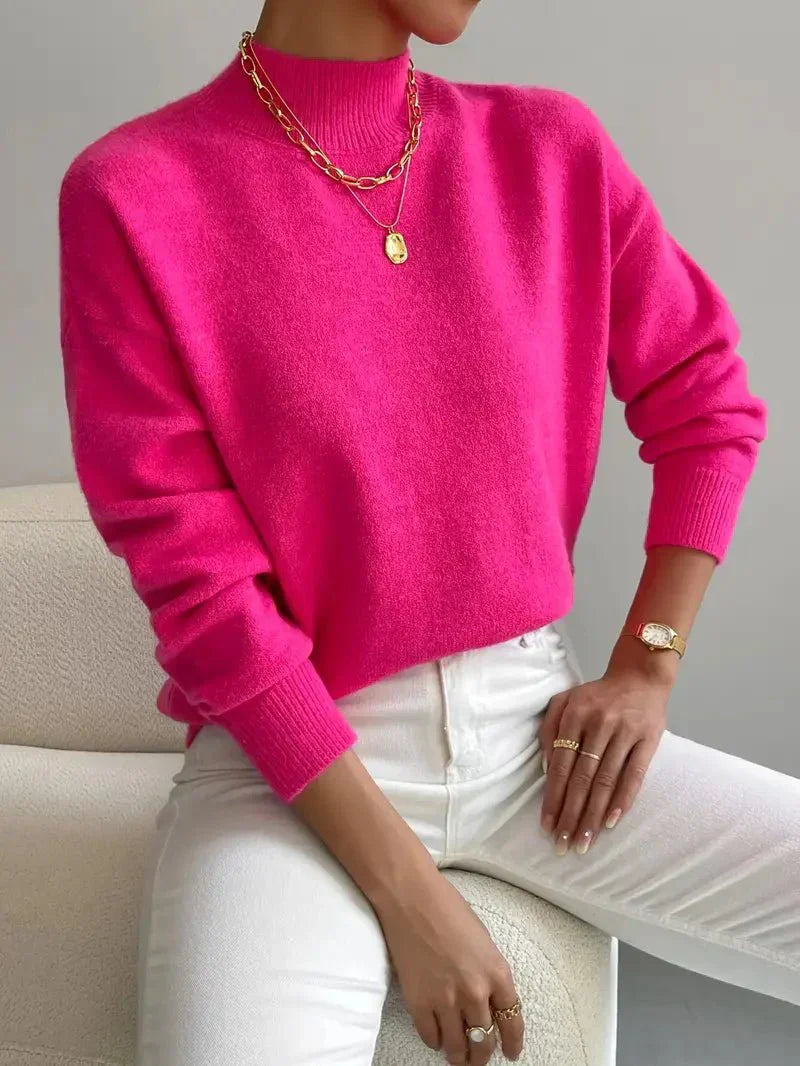 Mara Women's Sweater with Classic Turtleneck and Elegant Fit 6