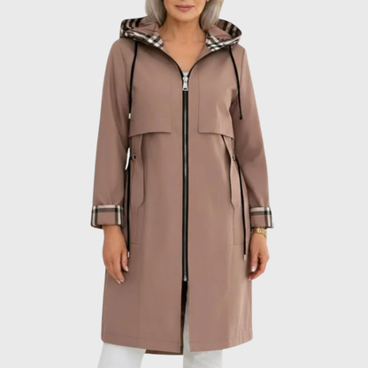 Mira Women's Trench Coat | Lightweight Breathable Fabric, Tailored Silhouette 0