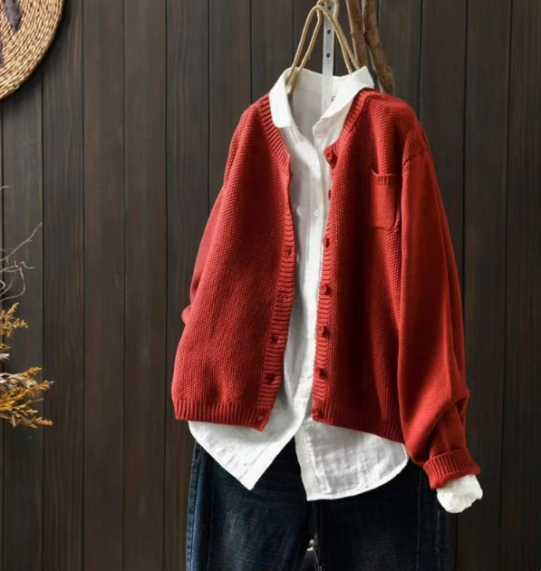 Misty Women's Long Cardigan | Oversized, Cozy Layering with Pockets 0