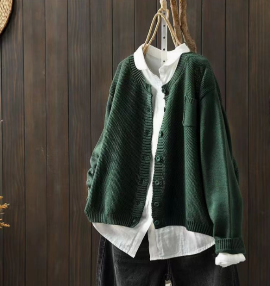Misty Women's Long Cardigan | Oversized, Cozy Layering with Pockets 2