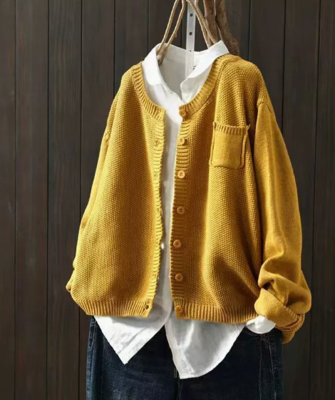 Misty Women's Long Cardigan | Oversized, Cozy Layering with Pockets 6