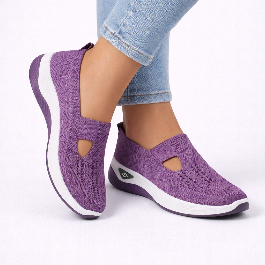 Orla Women's Slip-On Shoes with Breathable Knit Upper and Cushioned Support 3