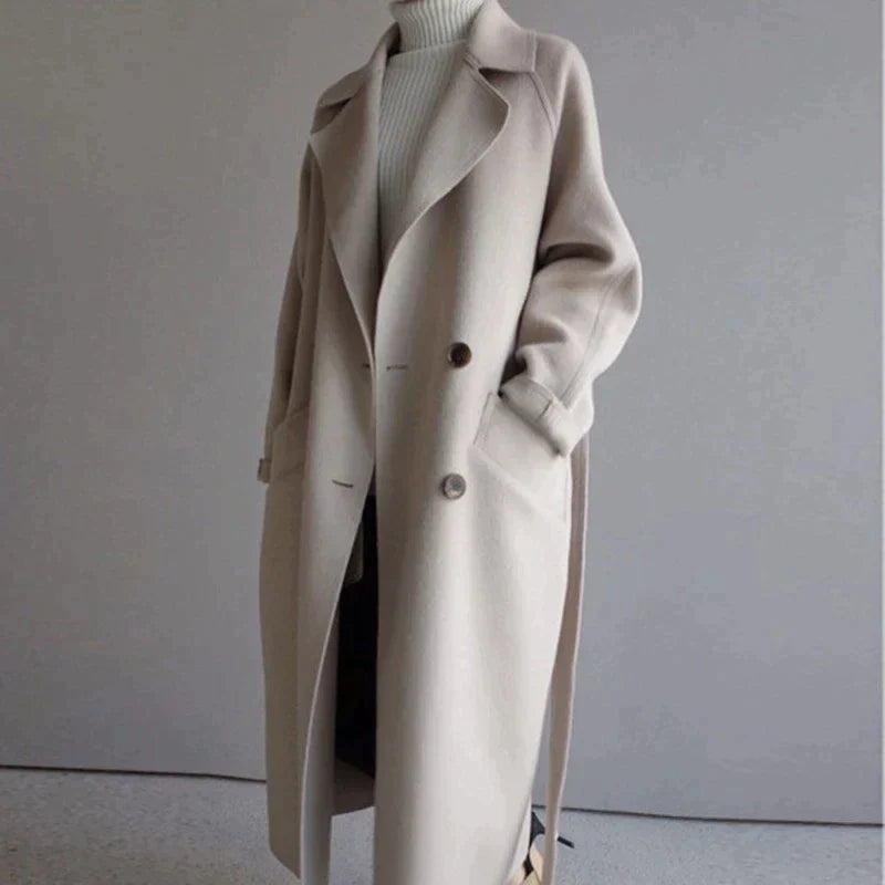 Penelope Women's Wool Coat | Longline Design, Premium Warmth 0