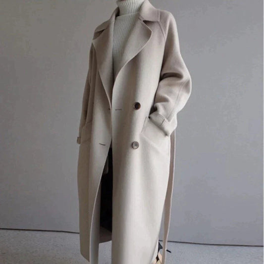 Penelope Women's Wool Coat | Longline Design, Premium Warmth 0