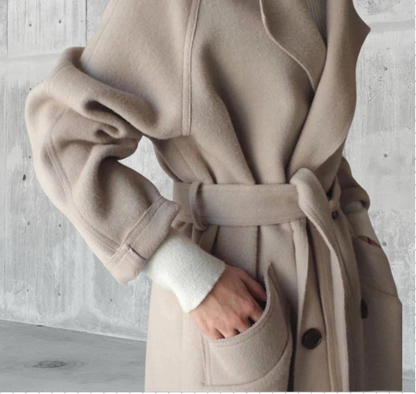 Penelope Women's Wool Coat | Longline Design, Premium Warmth 4