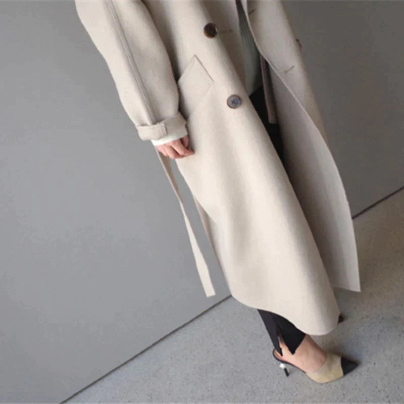 Penelope Women's Wool Coat | Longline Design, Premium Warmth 5