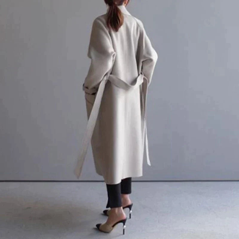 Penelope Women's Wool Coat | Longline Design, Premium Warmth 6