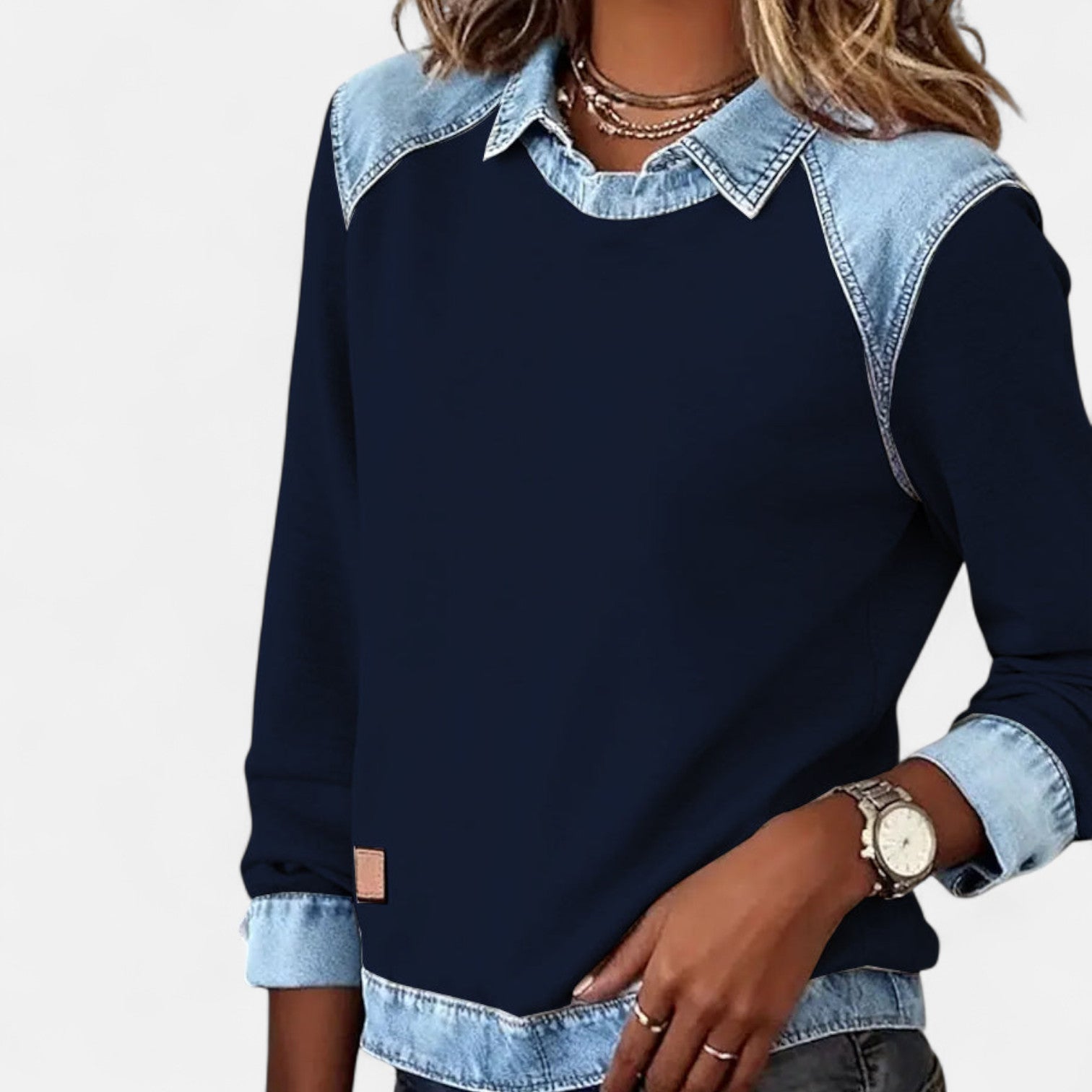 Regina Women's Long Sleeve Sweater | Trendy Lightweight Knit 1