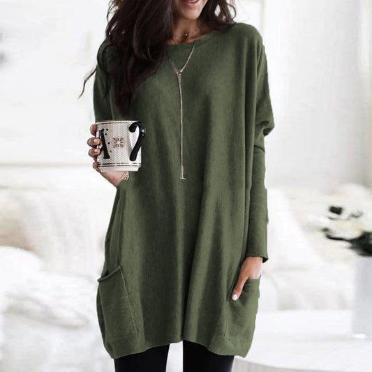 Sarina Women's Long Sweater | Flattering Fit, Modern Casual 1
