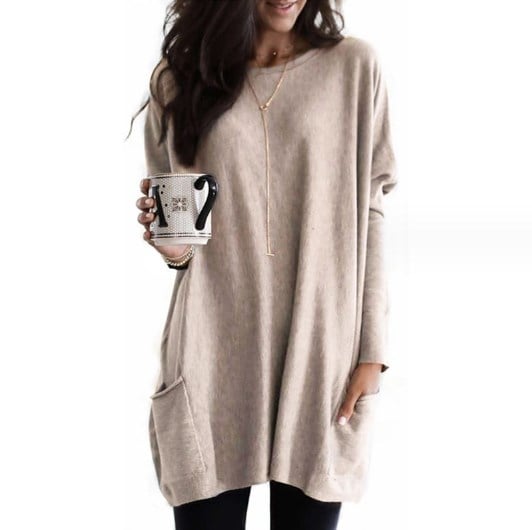 Sarina Women's Long Sweater | Flattering Fit, Modern Casual 10