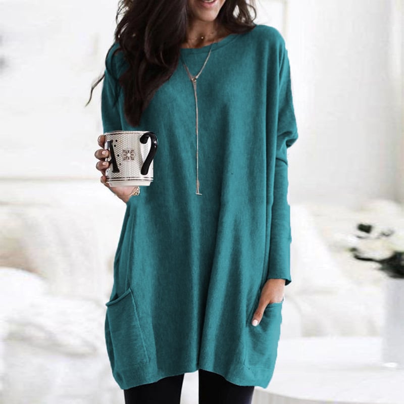 Sarina Women's Long Sweater | Flattering Fit, Modern Casual 2