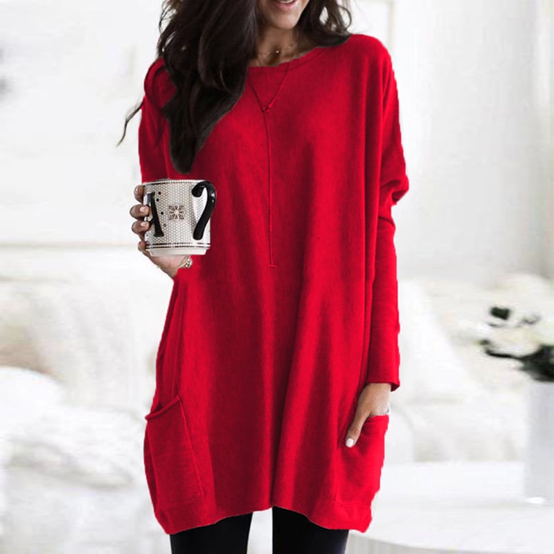 Sarina Women's Long Sweater | Flattering Fit, Modern Casual 3