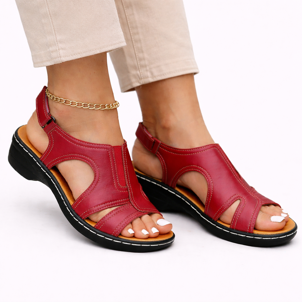 Serene Women’s Sandals with Supportive Footbed and Adjustable Straps 2