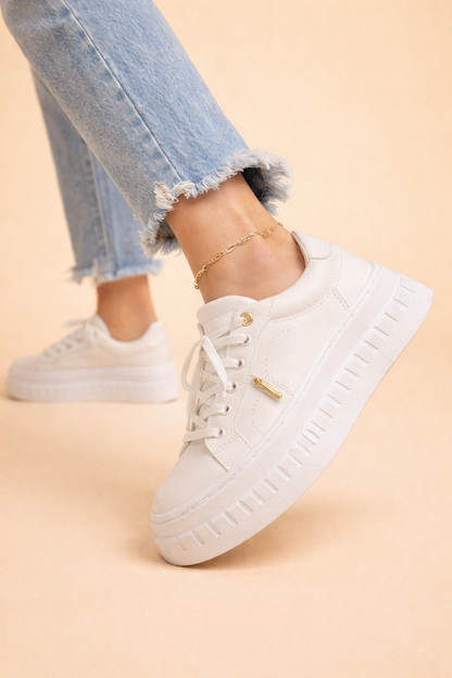 Sienna Women’s Sneakers with Elevated Platform Sole and Cushioned Support 3