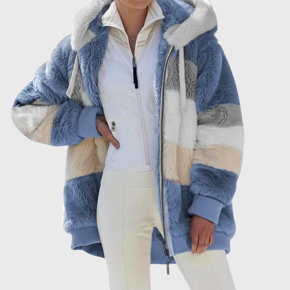 Soleil Women's Puffer Jacket | Multicolor, Warm Fleece 1