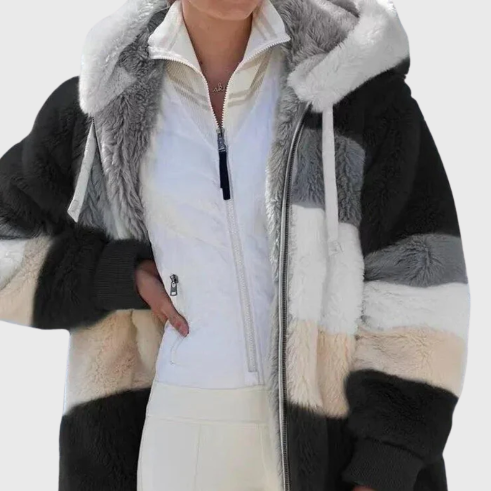 Soleil Women's Puffer Jacket | Multicolor, Warm Fleece 5