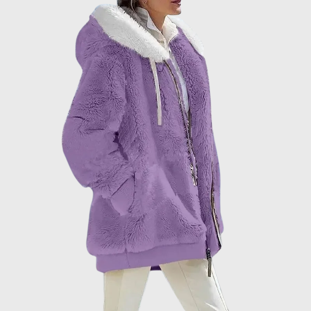 Soleil Women's Puffer Jacket | Multicolor, Warm Fleece 9