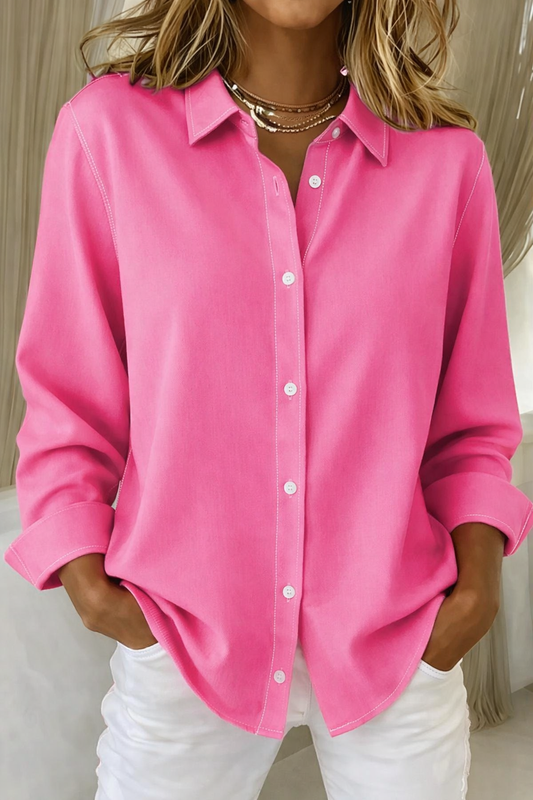 Sophie Women’s Blouse with Classic Collar and Tailored Fit 0