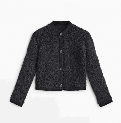 Talia Women's Long Cardigan | Ultra-Soft Teddy Fabric, Cozy Layering Jacket 1