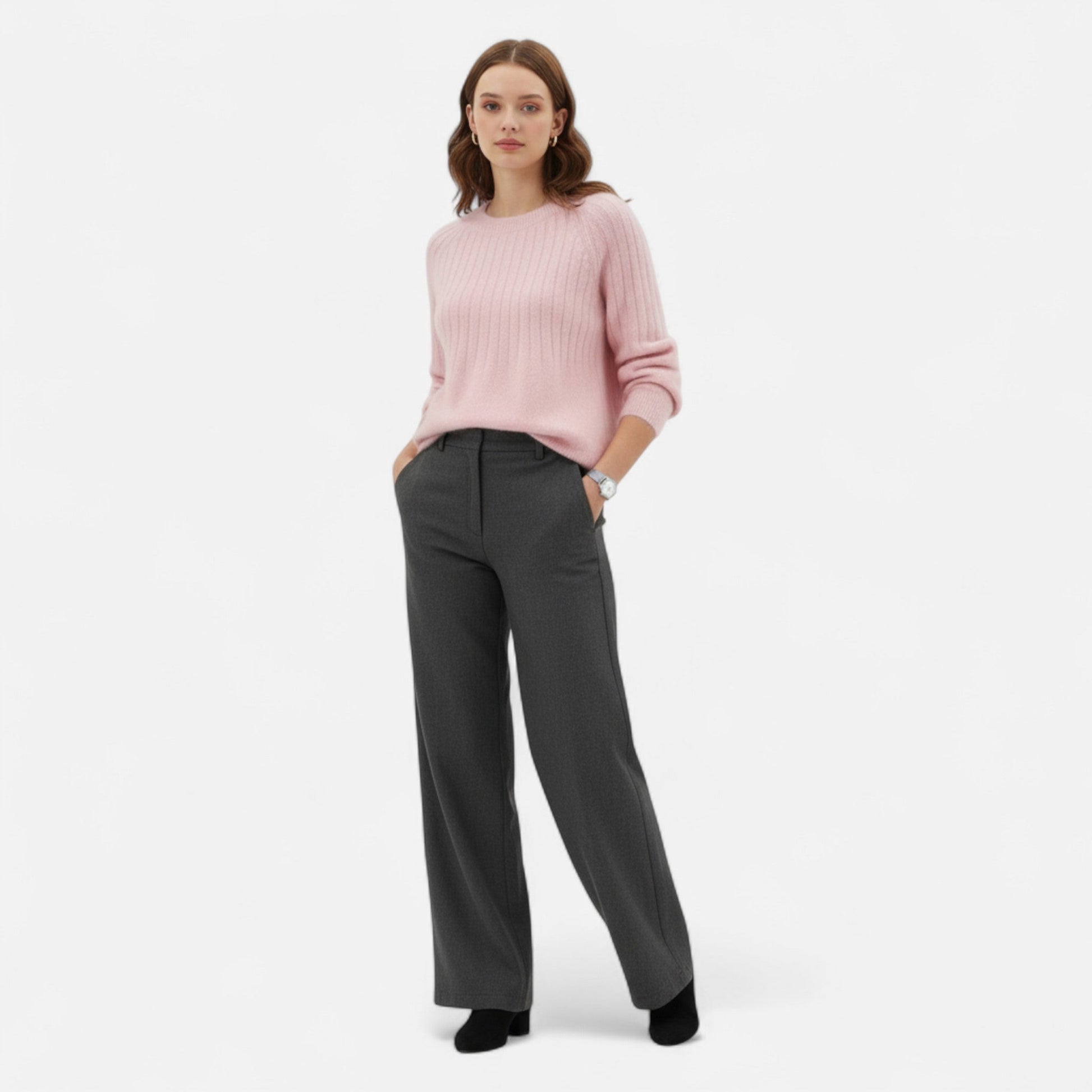 Valmonti Women’s Knit Sweater | Soft Timeless Elegance 1