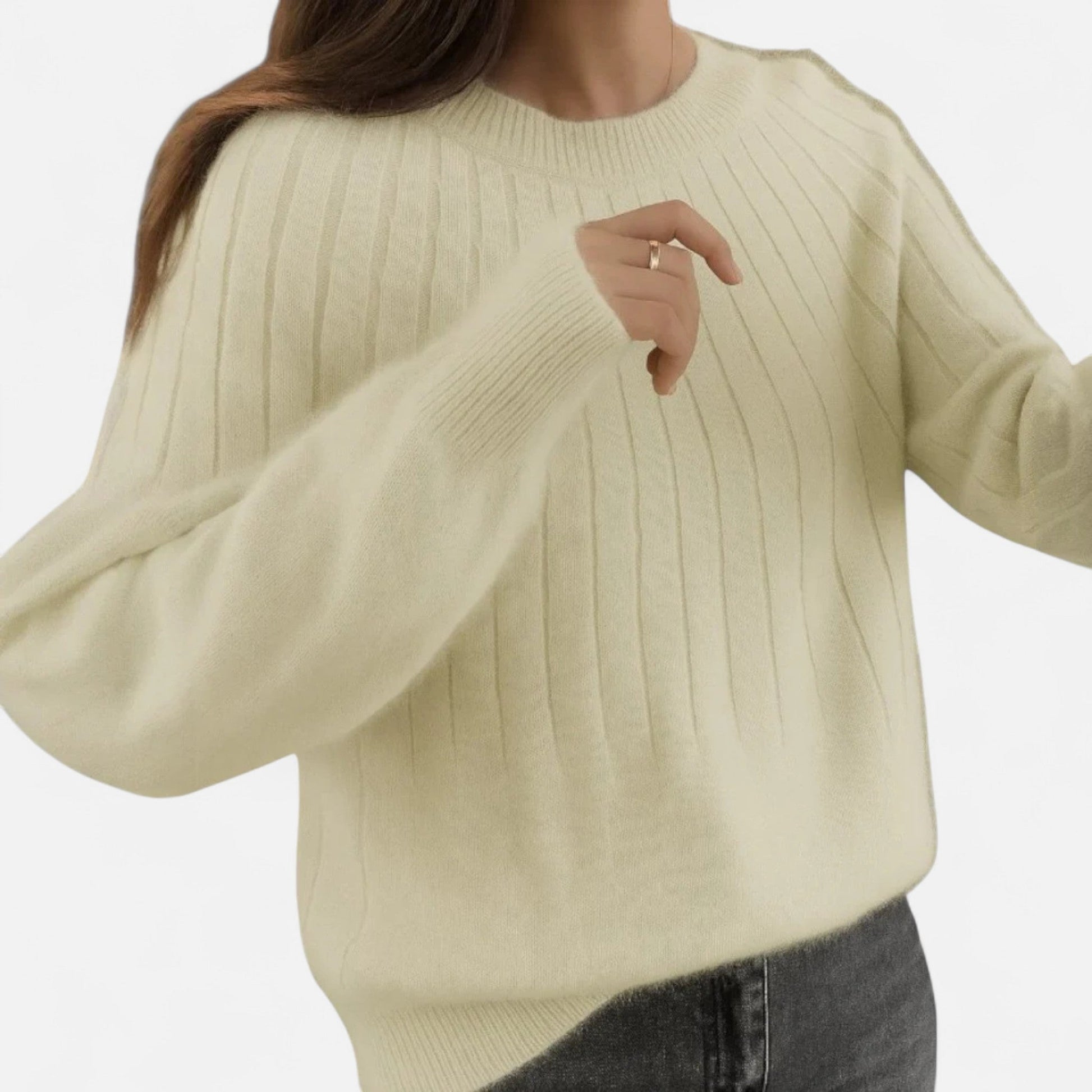 Valmonti Women’s Knit Sweater | Soft Timeless Elegance 4
