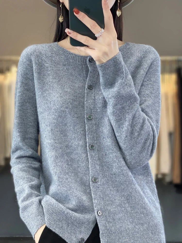 Vera Women's Cardigan | Soft Knit, Buttoned Design, Versatile 0