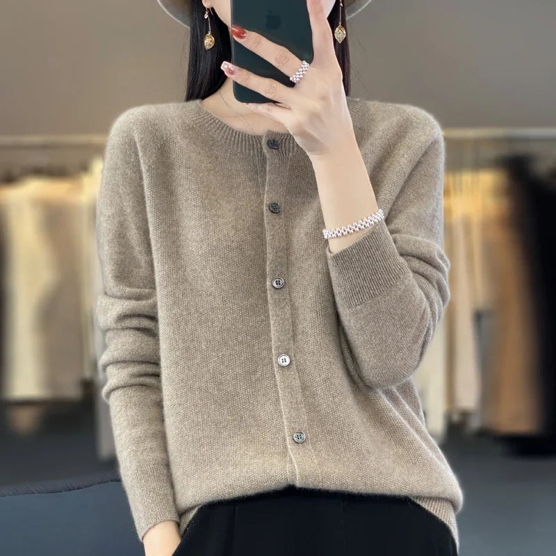 Vera Women's Cardigan | Soft Knit, Buttoned Design, Versatile 11