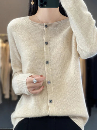 Vera Women's Cardigan | Soft Knit, Buttoned Design, Versatile 2