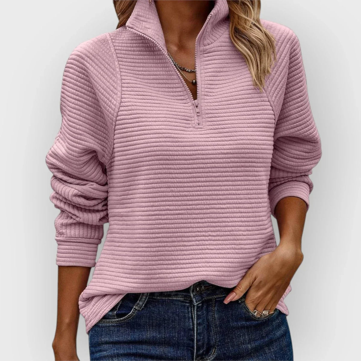 Vera Women's Halfzip Pullover | Soft Breathable Fabric, Relaxed Fit 0