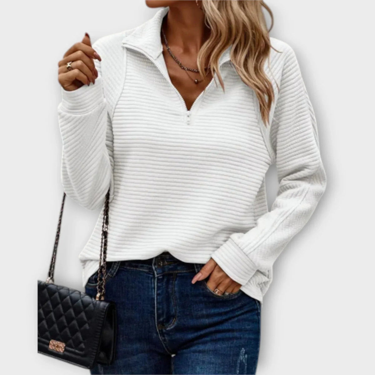Vera Women's Halfzip Pullover | Soft Breathable Fabric, Relaxed Fit 1