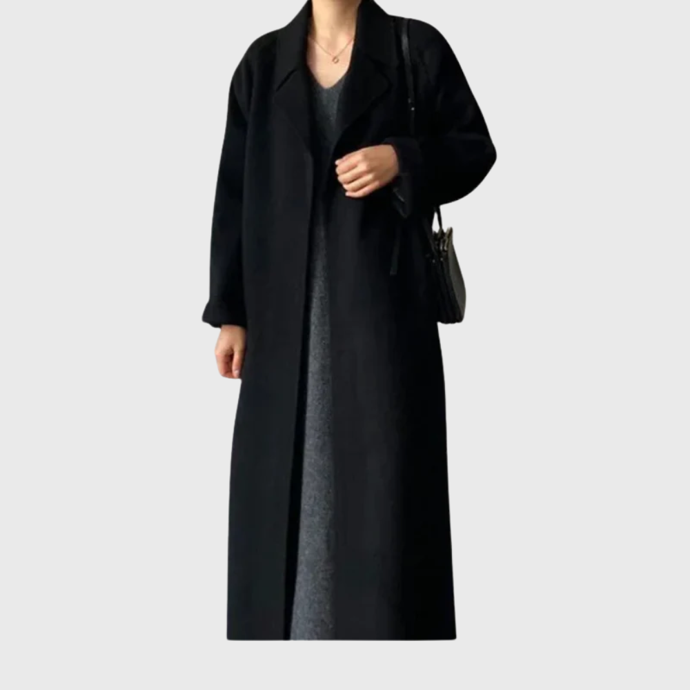 Veronika Women's Wool Coat | Classic Tailored Design, Soft Wool Blend 4