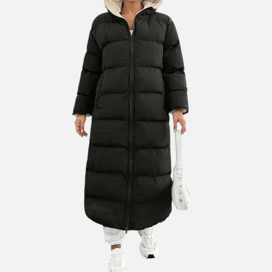 Vesper Women's Long Puffer Coat | Windproof, Lightweight Insulation, Elegant Winter Outerwear 1