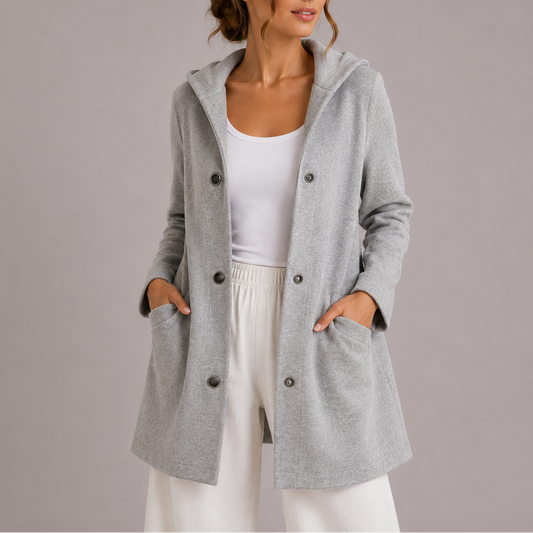 Willa Women's Cardigan | Hooded, Lightweight, Pocketed 1