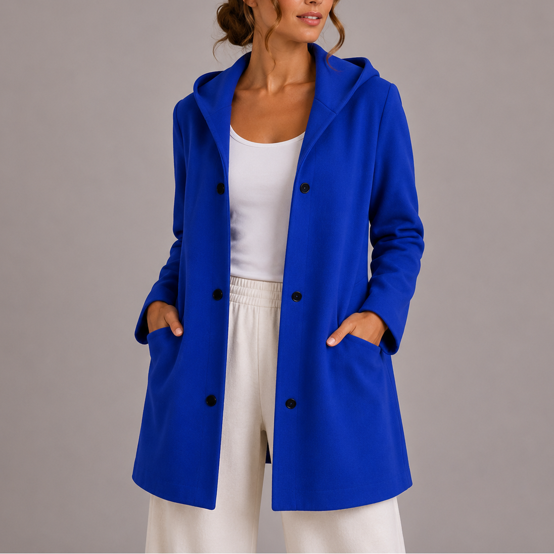 Willa Women's Cardigan | Hooded, Lightweight, Pocketed 4