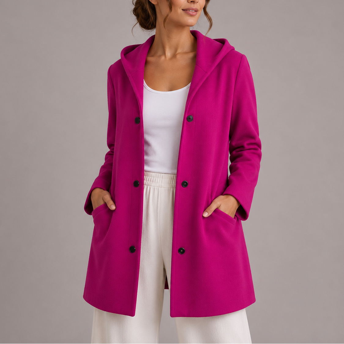 Willa Women's Cardigan | Hooded, Lightweight, Pocketed 6