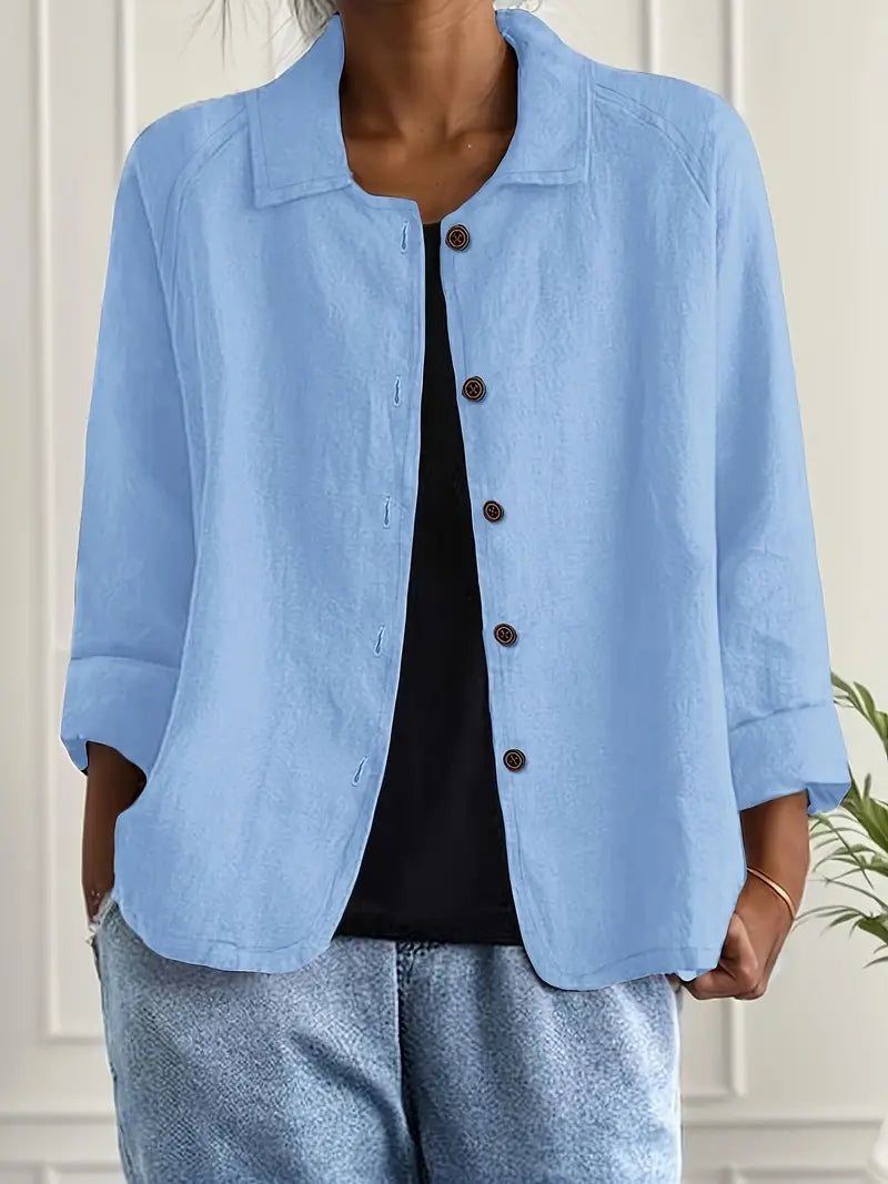 Willa Women’s Cardigan with Lightweight Button-Front and Relaxed Fit Design 0