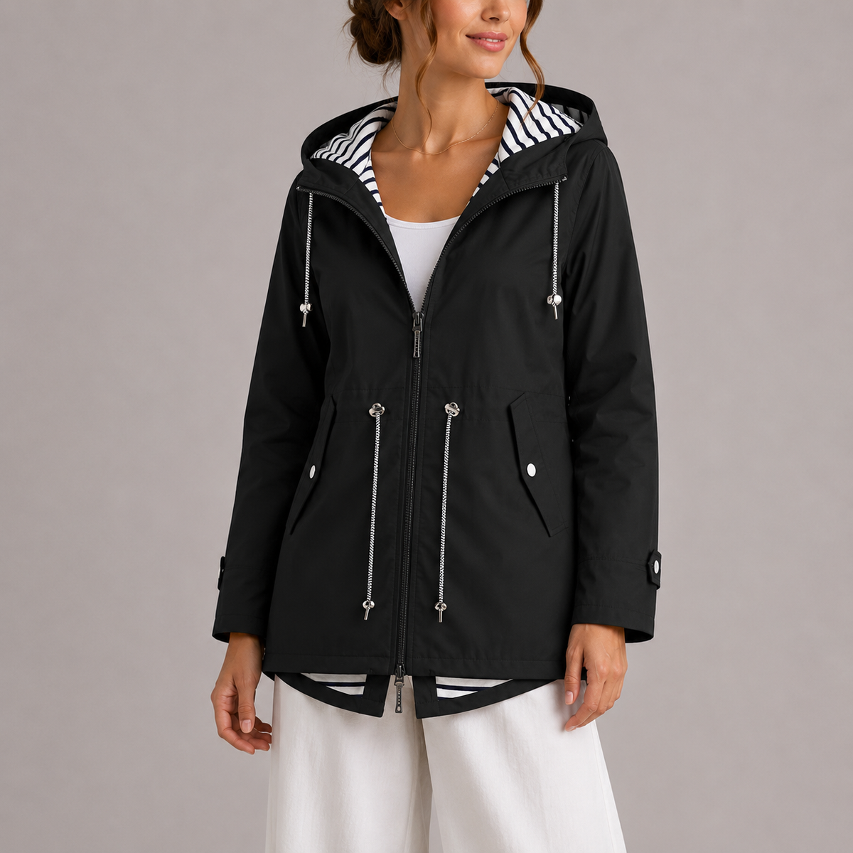 Willa Women's Jacket | Premium Waterproof Fabric, Elegant Design 2