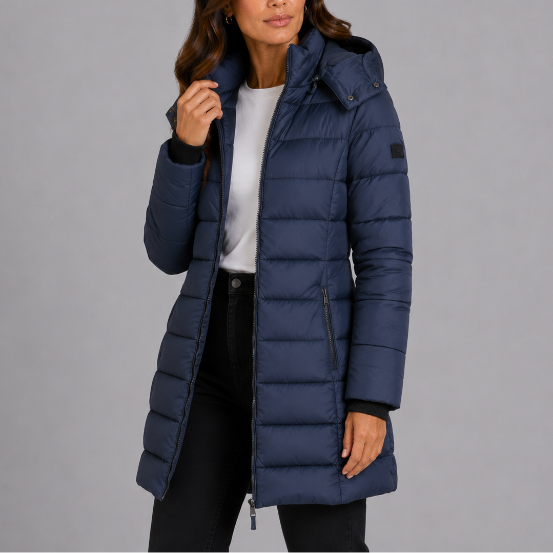 Willa Women's Long Puffer Jacket | Insulated Lightweight Winter Coat 0