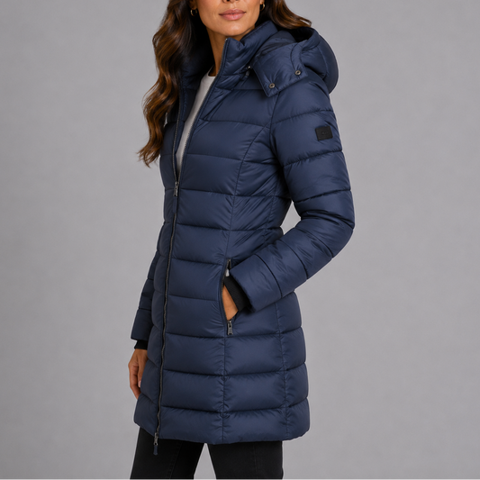 Willa Women's Long Puffer Jacket | Insulated Lightweight Winter Coat 1