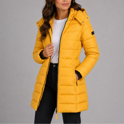 Willa Women's Long Puffer Jacket | Insulated Lightweight Winter Coat 3