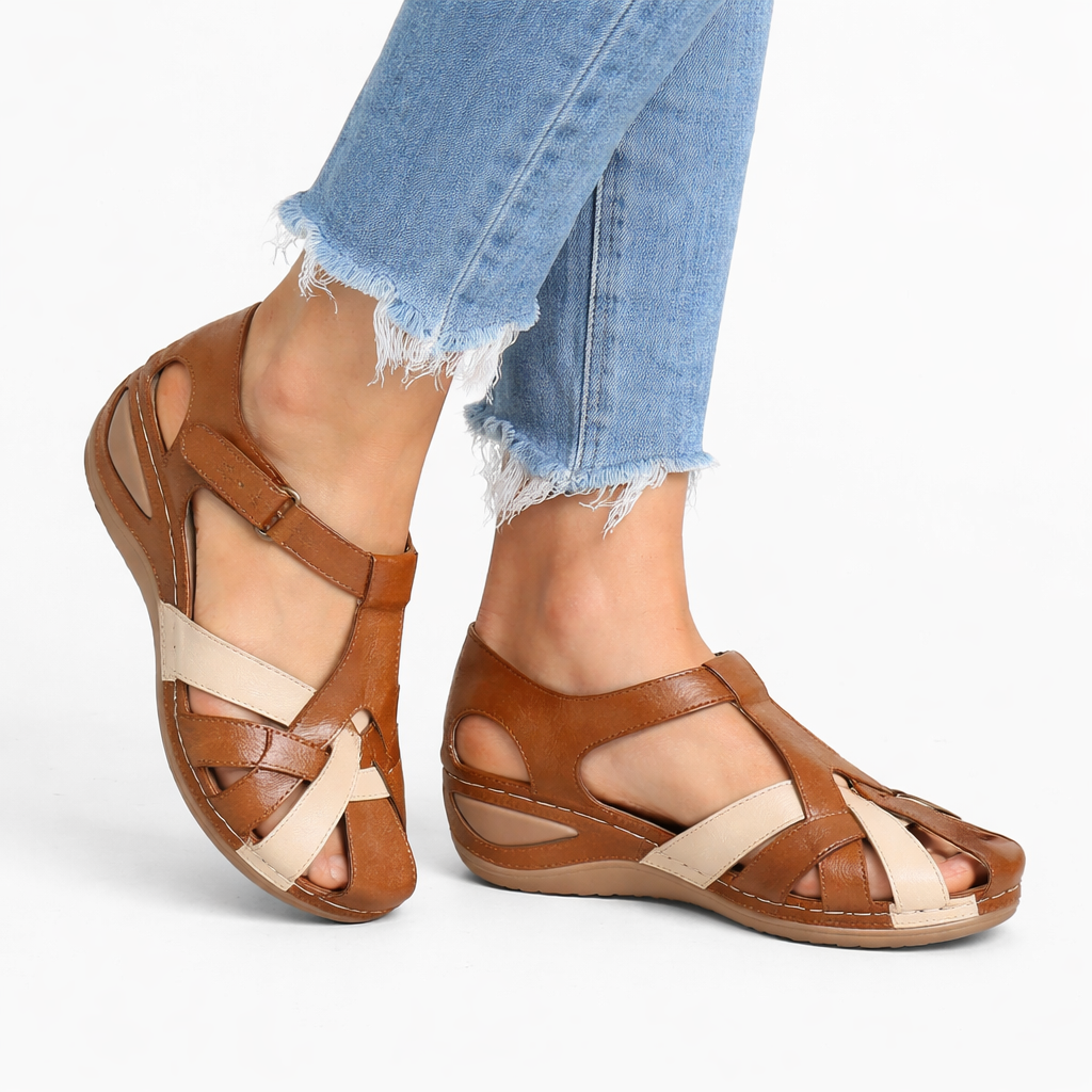 Willa Women’s Sandals with Cushioned Footbed and Adjustable Strap 0