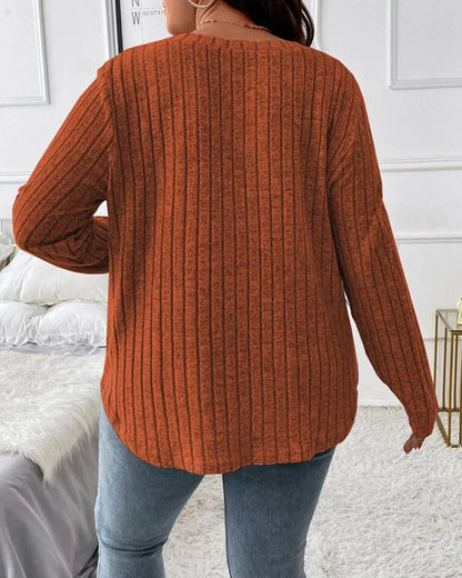 Wren Women's Jumper | Soft Cotton Blend, V-Neck, Long Sleeve 6
