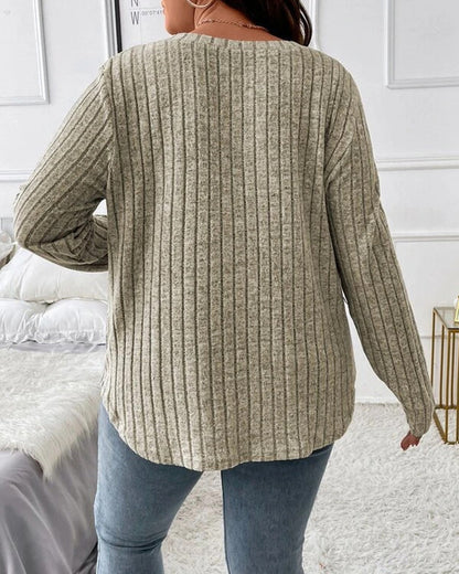 Wren Women's Jumper | Soft Cotton Blend, V-Neck, Long Sleeve 8
