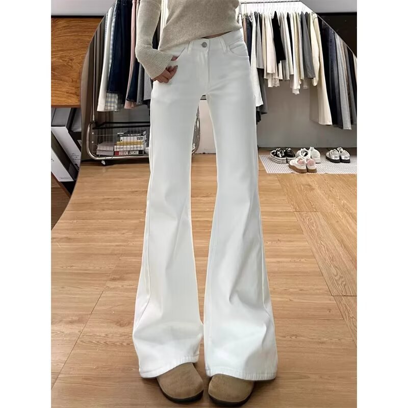Wynn Women’s Wide Leg Jeans with High Waist and Dramatic Flare Design 0